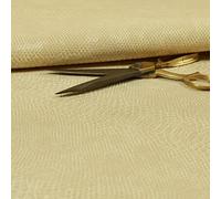 Redbrick Mill Fabrics Designer Embossed Snake Animal Textured Cream Faux Leather Upholstery Curtain Fabric by The Metre (10cm x 8cm Sample)