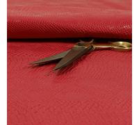 Redbrick Mill Fabrics Designer Embossed Snake Animal Textured Pink Faux Leather Upholstery Curtain Fabric by The Metre (10cm x 8cm Sample)