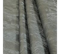 Redbrick Mill Fabrics Faux Leather Shiny Designer Textured Pattern in Silver Colour Upholstery Fabric (10cm x 8cm Sample)