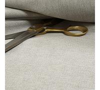 Redbrick Mill Fabrics Flat Weave Matt Finish Chenille Upholstery Fabric for Sofas Chairs Furniture Flame Treated Fabric, Silver (10cm x 8cm Sample)