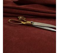 Redbrick Mill Fabrics Flat Weave Matt Finish Chenille Upholstery Fabric for Sofas Chairs Furniture Flame Treated Fabric, Terracota Red (10cm x 8cm Sample)