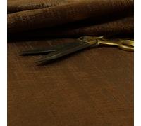 Redbrick Mill Fabrics Hard Wearing Flame Treated Semi Plain Abstract Velvet Upholstery Fabric in Brown (10cm x 8cm Sample)