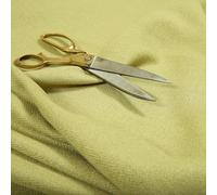 Redbrick Mill Fabrics Herringbone Self Plain Chenille Hardwearing Quality Yellow Zest Upholstery Fabric Perfect for Interior Furnishings & Curtains Use (Per Metre)