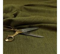 Redbrick Mill Fabrics Jacquard Basket Weave Textured Fabric by The Metre, Plain Green, Ideal for Soft Furnishings, Curtains & Upholstery (10cm x 8cm Sample)
