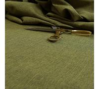 Redbrick Mill Fabrics Linen Upholstery Fabric by The Metre, Hard Wearing Lightweight Material for Interiors, Curtains and Cushions, Green Grass (135cm Width)