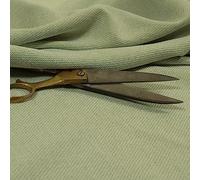 Redbrick Mill Fabrics Pastel Toned Plain Chenille Hard Wearing Furnishing Fabric in Green Colour (10cm x 8cm Sample)
