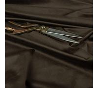Redbrick Mill Fabrics Plain Durable Brushed Cotton Feel Velvet Upholstery Fabric by the Metre, 135cm Width, Chocolate Brown (10cm x 8cm Sample)