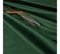 Redbrick Mill Fabrics Plain Durable Brushed Cotton Feel Velvet Upholstery Fabric by the Metre, 135cm Width, Army Green (10cm x 8cm Sample)