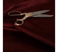 Redbrick Mill Fabrics Plain Smooth Luxury Borwn Red Burgundy Colour Material Sofa Curtains Upholstery Fabric (10cm x 8cm Sample)