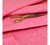 Redbrick Mill Fabrics Quality Pastel Effect Cotton Chenille Plain Curtain Furnishing Upholstery Fabric (Pink, 10cm x 8cm Sample)