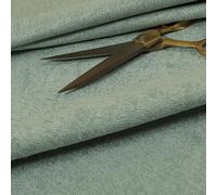 Redbrick Mill Fabrics Quality Plain Durable Soft Tweedy Effect Chenille Upholstery Furnishing Fabric in Aqua Colour by The Metre (Per Metre)