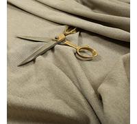 Redbrick Mill Fabrics Quality Soft Highland Wool Effect Bison Light Beige Colour Plain Chenille Curtain Upholstery Fabric (10cm x 8cm Sample)