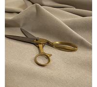 Redbrick Mill Fabrics Quality Soft Highland Wool Effect Cream Colour Plain Chenille Curtain Upholstery Fabric (10cm x 8cm Sample)