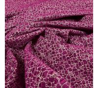 Redbrick Mill Fabrics Quality Weight Fuchsia Pink Chenille Upholstery Furnishing Fabric Stone Pattern (Per Metre)