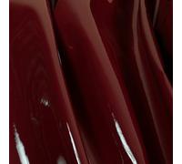 Redbrick Mill Fabrics Smooth Faux Leather Gloss Finish Plain Burgundy Colour Vinyl Upholstery Fabric (Per Metre)