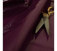 Redbrick Mill Fabrics Smooth Faux Leather Gloss Finish Plain Purple Colour Vinyl Upholstery Fabric (10cm x 8cm Sample)