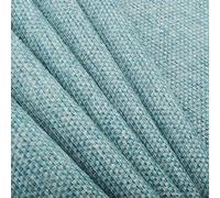Redbrick Mill Fabrics Soft Plain Chenille Woven Jacquard Quality Textured Upholstery Fabrics in Blue Colour (Per Metre)