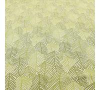 Redbrick Mill Fabrics Soft Quality Modern Leaf Floral Pattern Woven Chenille Upholstery Fabric by The Metre in Green Leaf Floral (10cm x 8cm Sample)