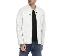 Redbridge Men Jacket Faux Leather Black Biker Jacket Transition Jacket Air