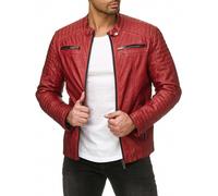 Redbridge Men Jacket Faux Leather Black Biker Jacket Transition Jacket Air