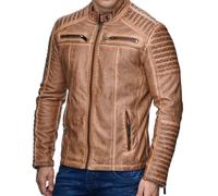 Redbridge Men Jacket Faux Leather Black Biker Jacket Transition Jacket Air