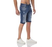 Redbridge Men Jeans Shorts Denim Capri Bermuda Blue M4848