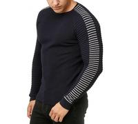 Redbridge Men Knit Pullover Sweater Ribbed Muscle Shirt Body Slim Fit