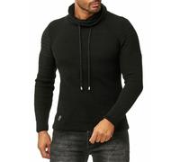 Redbridge Men Knit Sweater Pullover Knit Sweatshirt Turtleneck