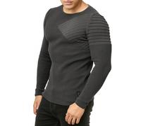 Redbridge Men Knit Sweater Pullover Sweatshirt Slim-Fit Arrow Shoulder