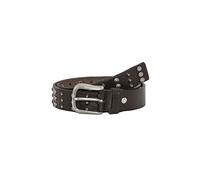 Redbridge Men's Genuine Leather Belt with Rivets and Rivets, brown, 100 cm