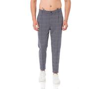 Redbridge Men's Jeans Ankle Jogger Chino Pants Casual Checked