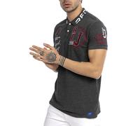 Redbridge Mens Polo Shirt Short Polo Golf Professional Design Black