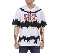 Redbridge Men's T-Shirt Oversized Will not Skill Contrast Motif Wide Cut