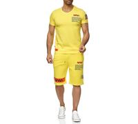 Redbridge Men's T-Shirt & Shorts Tracksuit Short Pants Sweat Pants NASA Logo