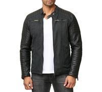 Redbridge Men's Transition Jacket Biker Jacket Faux Leather Cotton TRBC M6070