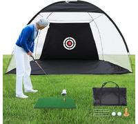 REDCAMP 10 x 7 ft Golf Practice Net with Turf for Garden,Backyard Driving