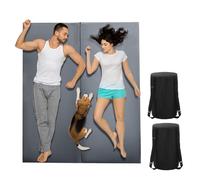 REDCAMP Double Foldable Memory Foam Camping Mattress, 7.6cm Thick
