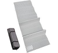 REDCAMP Foam Camping Roll Mat 18mm Thick,Closed Cell Foam Sleeping Mat, Wide Lightweight Folding Z Camping Pad for Hiking Backpacking,185x55x1.8cm, Grey 1 Pack