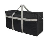 REDCAMP Foldable Travel Bag, 75L/96L/100L Large Sports Duffle, Lightweight Waterproof Holdall, Black 100L