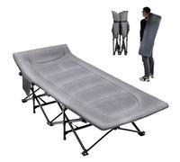REDCAMP Folding Camp Beds for adults with Soft Mattress support 500 lbs, Extra Wide Single Sturdy Camping Bed, Lightweight Sleeping cot Portable for Outdoor Indoor