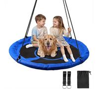 REDCAMP Large 110 cm Nest Swing Seat for Children Kids,500lb Capacity,Blue