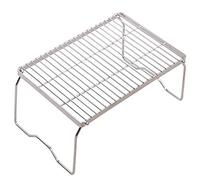 REDCAMP Large Folding Campfire Grill 304 Stainless Steel Grate, Heavy Duty Portable Camping Grill with Legs Carrying Bag
