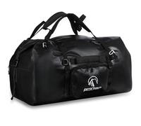 REDCAMP Large Waterproof Duffel Bag, Rolltop Dry Backpack Duffle Bags with Quick-fixed Straps for Camping Motorcycle Boating Rafting Kayaking Paddle boarding, 80L Black