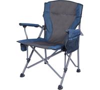 REDCAMP Oversized Folding Camping Chair for Heavy People 200kg, Deluxe Large Heavy Duty Garden Chair for Adults Outdoor Travel Picnic Fishing, Blue