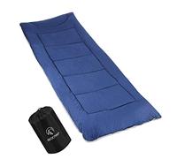 REDCAMP XL Mattress for Camp Bed, Soft Comfortable Cotton Thick Camping Mattress Single Sleeping Mattress Pad (Blue)
