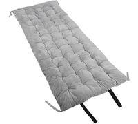 REDCAMP XL Mattress for Camping Bed, 190x75cm Soft Comfortable Cotton Thick Sleeping Mattress Pad,Grey Thicker
