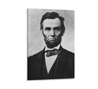 REDCHAMBER 16th President of The United States Abraham Lincoln Poster Canvas Painting Poster Wall Art Decorative Picture Prints Modern Decor 08x12inch(20x30cm)