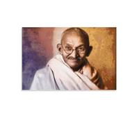 REDCHAMBER 19th-century Indian Writers Mahatma Gandhi Poster Canvas Painting Poster Wall Art Decorative Picture Prints Modern Decor 16x24inch(40x60cm)