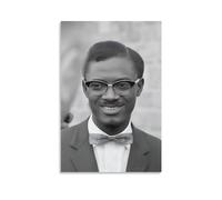 REDCHAMBER African And Black Nationalists Patrice Lumumba Poster (4) Home Decor Poster Wall Art Hanging Picture Print Decorative Painting Posters 16x24inch(40x60cm)