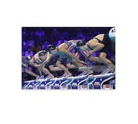REDCHAMBER American Female Freestyle Swimmers Katie Ledecky Poster Print Photo Art Painting Canvas Poster Home Modern Decor Posters 16x24inch(40x60cm)
